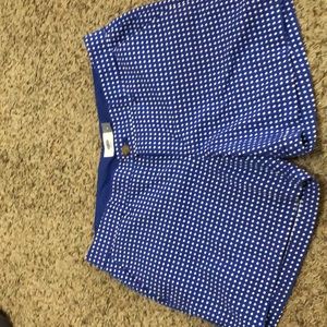 Blue with White dots shorts